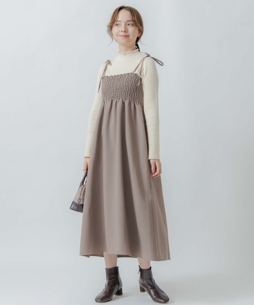 flower（フラワー）の「ノーブルリブニット（ニット/セーター・レディース・ベージュ/アイボリー・FREE）」の11枚目の写真