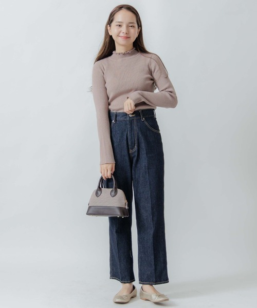 flower（フラワー）の「ノーブルリブニット（ニット/セーター・レディース・ベージュ/アイボリー・FREE）」の15枚目の写真