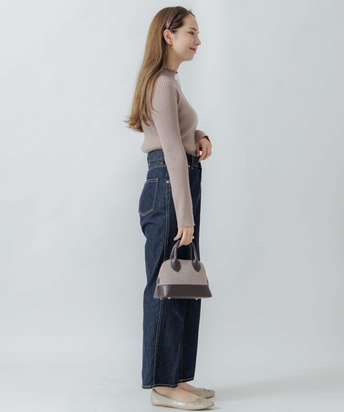 flower（フラワー）の「ノーブルリブニット（ニット/セーター・レディース・ベージュ/アイボリー・FREE）」の16枚目の写真