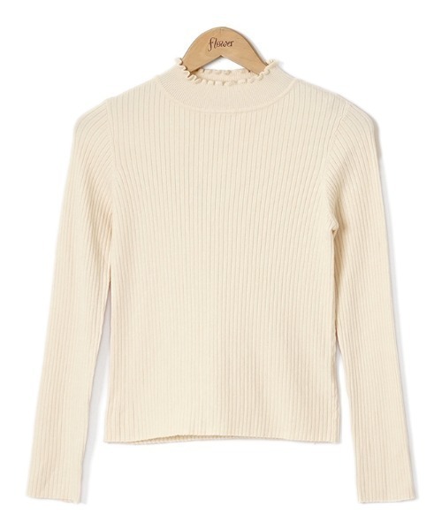 flower（フラワー）の「ノーブルリブニット（ニット/セーター・レディース・ベージュ/アイボリー・FREE）」の20枚目の写真