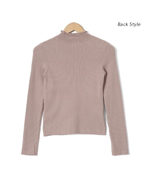 flower（フラワー）の「ノーブルリブニット（ニット/セーター・レディース・ベージュ/アイボリー・FREE）」の22枚目の写真