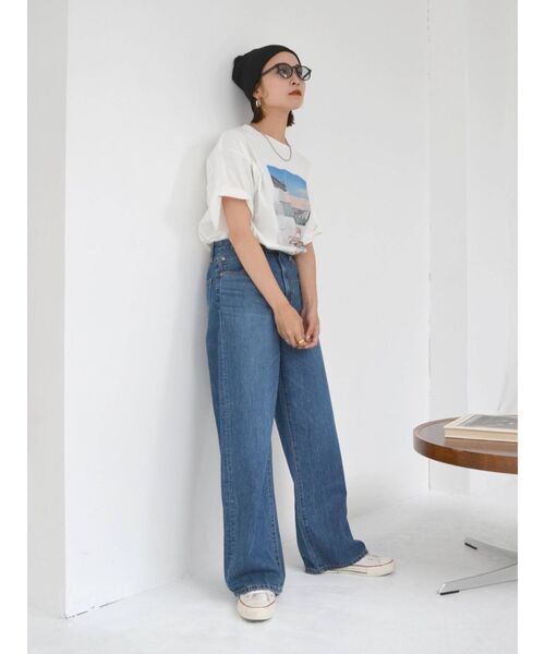 Ungrid（アングリッド）の「リネン混ニット帽（ニットキャップ/ビーニー・レディース・ブラック/アイボリー/チャコールグレー・FREE）」の12枚目の写真