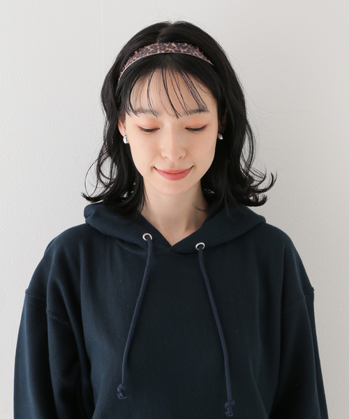 SLOBE IENA(スローブイエナ)の「【NP CREATION/エヌピークリエイション】カチューシャ(カチューシャ・レディース・ホワイト×ホワイト/アイボリー/ブラウン・FREE)」の10枚目の写真