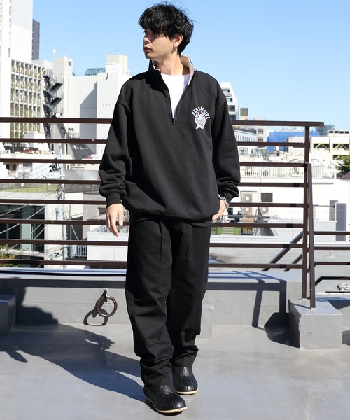 ROOT THREE（ルートスリー）の「ROOT THREE タック入りデニムバルーンパンツ（デニムパンツ・メンズ・ブルー/ダークベージュ/カーキ/ブラック/サックスブルー・LARGE/X-LARGE/MEDIUM/SMALL）」の10枚目の写真
