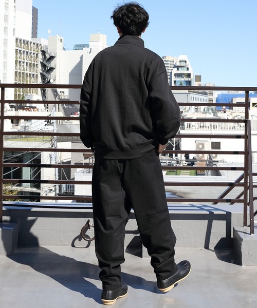ROOT THREE（ルートスリー）の「ROOT THREE タック入りデニムバルーンパンツ（デニムパンツ・メンズ・ブルー/ダークベージュ/カーキ/ブラック/サックスブルー・LARGE/X-LARGE/MEDIUM/SMALL）」の11枚目の写真