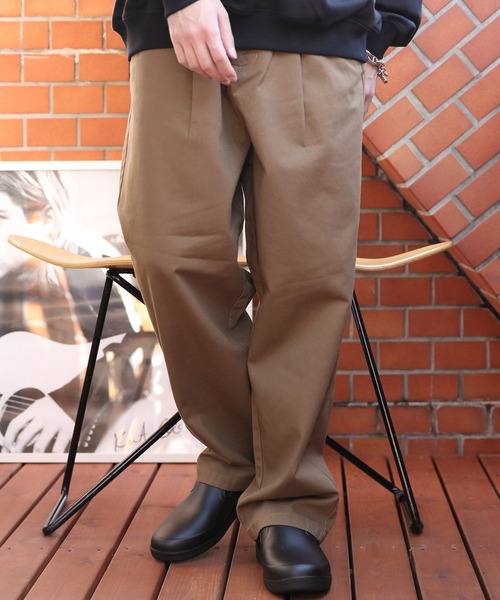 ROOT THREE（ルートスリー）の「ROOT THREE タック入りデニムバルーンパンツ（デニムパンツ・メンズ・ブルー/ダークベージュ/カーキ/ブラック/サックスブルー・LARGE/X-LARGE/MEDIUM/SMALL）」の14枚目の写真