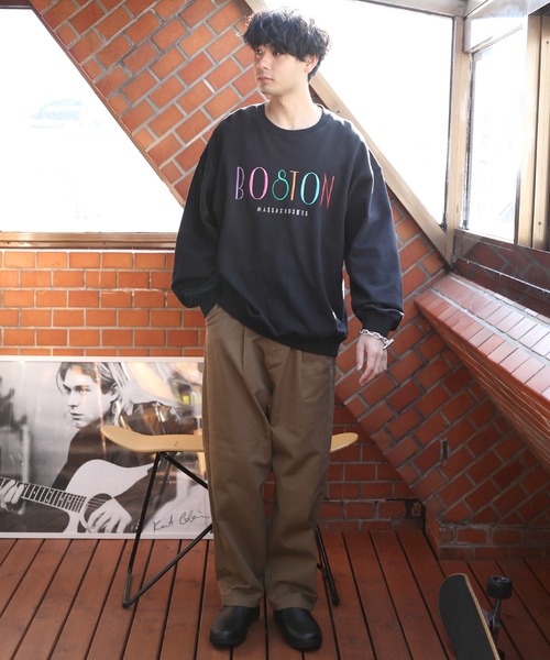 ROOT THREE（ルートスリー）の「ROOT THREE タック入りデニムバルーンパンツ（デニムパンツ・メンズ・ブルー/ダークベージュ/カーキ/ブラック/サックスブルー・LARGE/X-LARGE/MEDIUM/SMALL）」の21枚目の写真