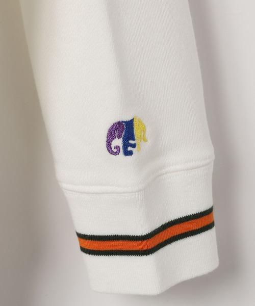 niko and...(ニコアンド)の「【GEM SPORTSWEAR(ジェム・スポーツウェア)】コラボパーカー(パーカー・メンズ・オフホワイト/パープル/オレンジ・MEDIUM/LARGE)」の12枚目の写真