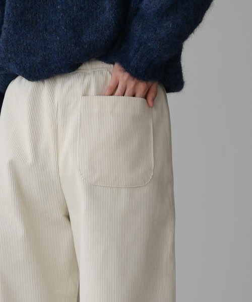 CANAL JEAN（キャナルジーン）の「El mar(エルマール) コーデュロイイージーパンツ（その他パンツ・レディース・アイボリー・ONE SIZE）」の9枚目の写真