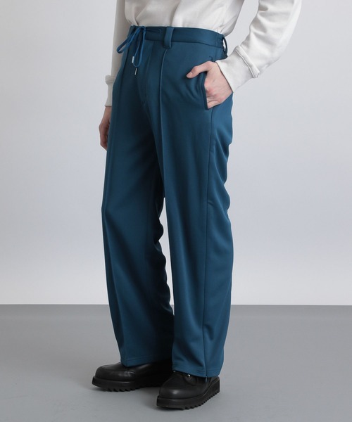 HARE トラックパンツ　シークレットラインアブストラクトジャガードパンツ