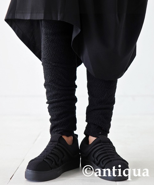 antiqua（アンティカ）の「レギンス（レギンス/スパッツ・レディース・ブラック・FREE）」の3枚目の写真