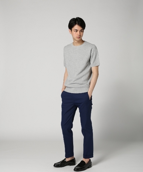EDIFICE（エディフィス）の「◇ケーブルクルー S/S ニット
