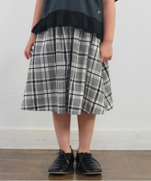 FITH（フィス）の「モールチェック 膝下丈フレアスカート（スカート）」