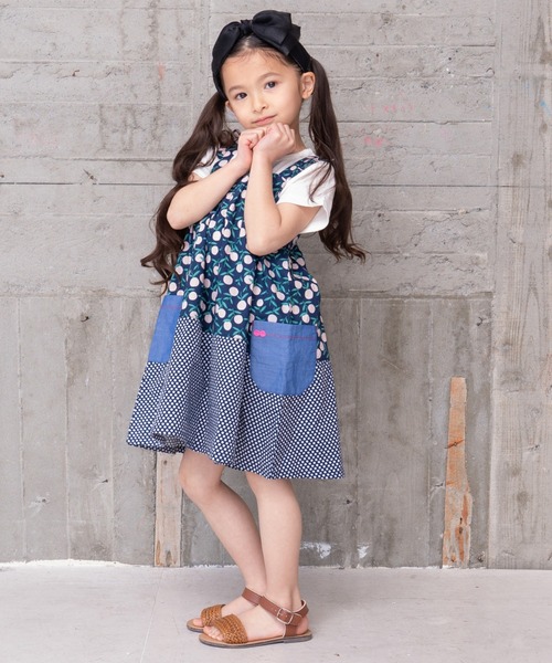 RAGMART（ラグマート）の「サンドレス（ワンピース・キッズ・パープル/ネイビー・120cm/110cm/130cm/100cm）」の4枚目の写真