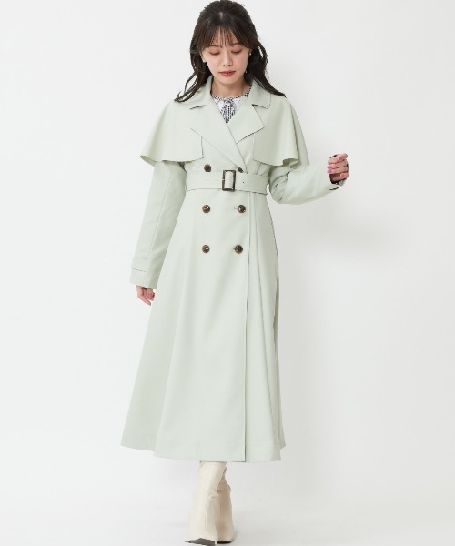 WILLSELECTION（ウィルセレクション）の「ケープ風ベルト付きコート