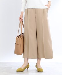 Reflect | 【WEB限定カラーあり/洗える】プリーツデザインクロップドパンツ(その他パンツ)