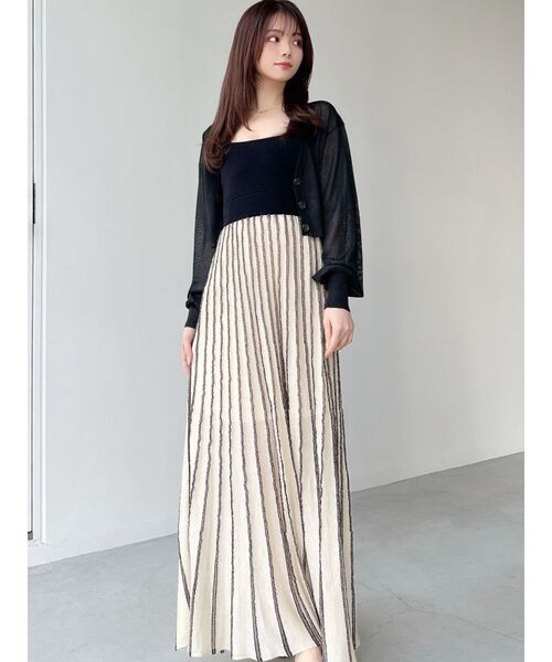 RESEXXY(リゼクシー)の「シャイニーストライプニット RESEXXY(リゼクシー)の「シャイニーストライプニット