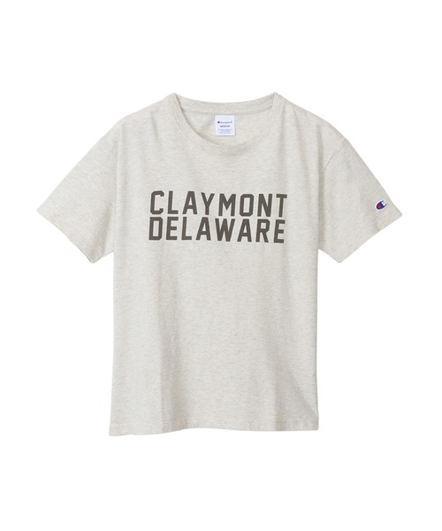Champion(チャンピオン)の「【Champion/チャンピオン】レディース ショートスリーブTシャツ(Tシャツ/カットソー・レディース・オートミール/ネイビー/ホワイト・MEDIUM/LARGE)」の3枚目の写真