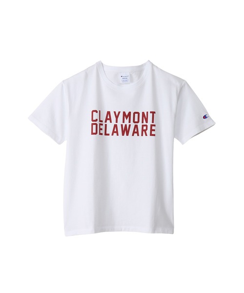 Champion(チャンピオン)の「【Champion/チャンピオン】レディース ショートスリーブTシャツ(Tシャツ/カットソー・レディース・オートミール/ネイビー/ホワイト・MEDIUM/LARGE)」の2枚目の写真