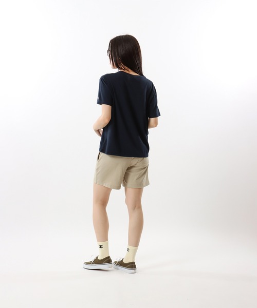 Champion(チャンピオン)の「【Champion/チャンピオン】レディース ショートスリーブTシャツ(Tシャツ/カットソー・レディース・オートミール/ネイビー/ホワイト・MEDIUM/LARGE)」の18枚目の写真