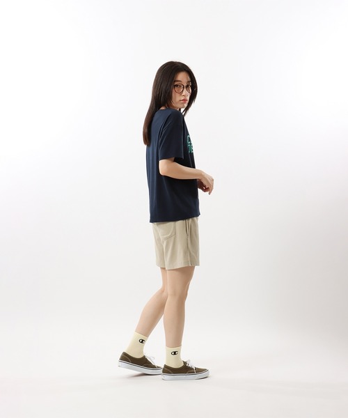 Champion(チャンピオン)の「【Champion/チャンピオン】レディース ショートスリーブTシャツ(Tシャツ/カットソー・レディース・オートミール/ネイビー/ホワイト・MEDIUM/LARGE)」の17枚目の写真
