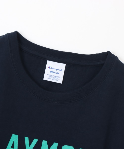 Champion(チャンピオン)の「【Champion/チャンピオン】レディース ショートスリーブTシャツ(Tシャツ/カットソー・レディース・オートミール/ネイビー/ホワイト・MEDIUM/LARGE)」の15枚目の写真