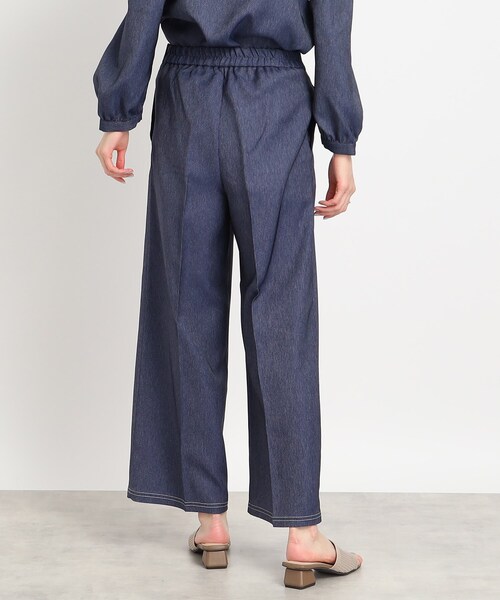 DRESKIP(ドレスキップ)の「◆【セットアップ可】ポリデニム 金ボタン ワイドパンツ(その他パンツ・レディース・ブラック/ベージュ/ネイビー・02/04/03)」の13枚目の写真