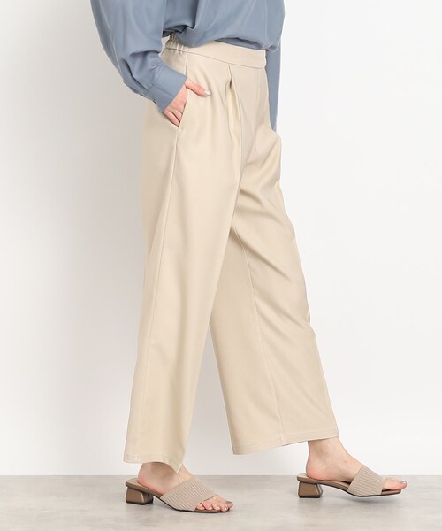 DRESKIP(ドレスキップ)の「◆【セットアップ可】ポリデニム 金ボタン ワイドパンツ(その他パンツ・レディース・ブラック/ベージュ/ネイビー・02/04/03)」の20枚目の写真