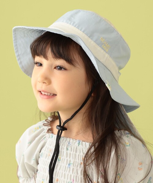 BEAMS mini（ビームスミニ）の「BEAMS mini / アドベンチャー ハット 23SS（ハット・キッズ・オリーブ/ピンク/ネイビー/サックスブルー・ONE SIZE）」の3枚目の写真