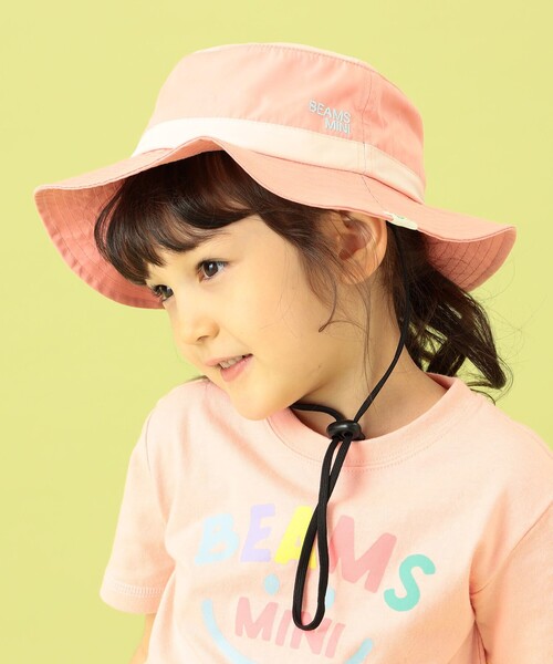 BEAMS mini（ビームスミニ）の「BEAMS mini / アドベンチャー ハット 23SS（ハット・キッズ・オリーブ/ピンク/ネイビー/サックスブルー・ONE SIZE）」の6枚目の写真