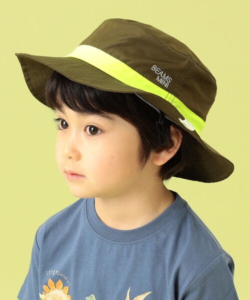 BEAMS mini（ビームスミニ）の「BEAMS mini / アドベンチャー ハット 23SS（ハット・キッズ・オリーブ/ピンク/ネイビー/サックスブルー・ONE SIZE）」の8枚目の写真