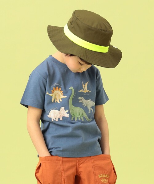 BEAMS mini（ビームスミニ）の「BEAMS mini / アドベンチャー ハット 23SS（ハット・キッズ・オリーブ/ピンク/ネイビー/サックスブルー・ONE SIZE）」の9枚目の写真