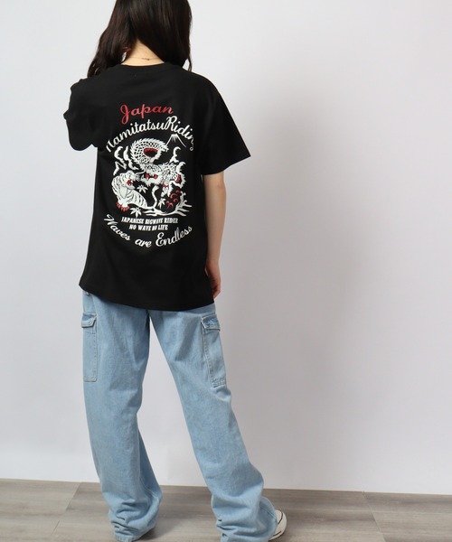 セール】波達(NAMITATSU) Tiger&Dragon Tシャツ 半袖（Tシャツ