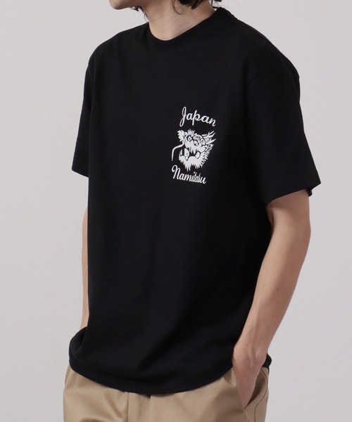波達(NAMITATSU)（ナミタツ）の「波達(NAMITATSU) Tiger&Dragon Tシャツ 半袖（Tシャツ/カットソー・メンズ・ホワイト/ブラック・M/L）」の15枚目の写真