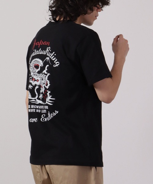 波達(NAMITATSU)（ナミタツ）の「波達(NAMITATSU) Tiger&Dragon Tシャツ 半袖（Tシャツ/カットソー・メンズ・ホワイト/ブラック・M/L）」の16枚目の写真