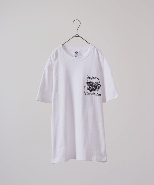 波達(NAMITATSU)（ナミタツ）の「波達(NAMITATSU) Tiger&Dragon Tシャツ 半袖（Tシャツ/カットソー・メンズ・ホワイト/ブラック・M/L）」の3枚目の写真