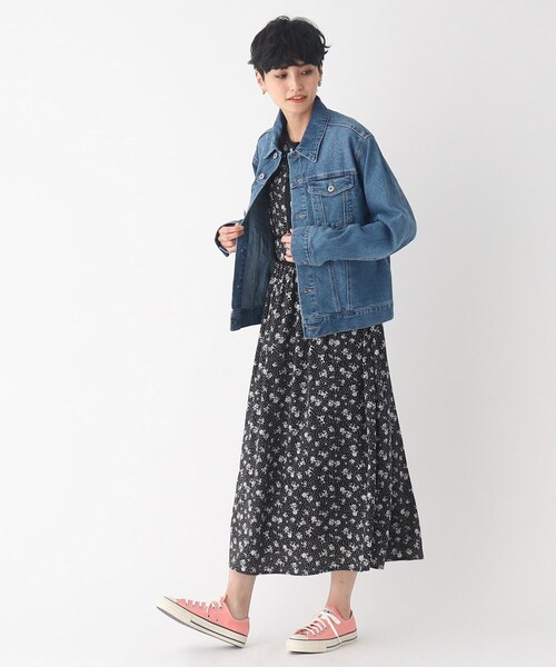 CONVERSE ALL STAR(コンバースオールスター)の「◆【CONVERSE(コンバース)】オールスター US カラーデニム OX(スニーカー・レディース・ダークブラウン/ベビーピンク・55/45/35)」の11枚目の写真