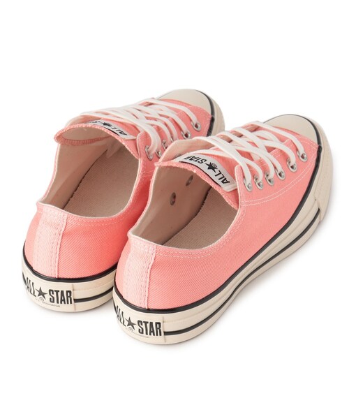 CONVERSE ALL STAR(コンバースオールスター)の「◆【CONVERSE(コンバース)】オールスター US カラーデニム OX(スニーカー・レディース・ダークブラウン/ベビーピンク・55/45/35)」の6枚目の写真