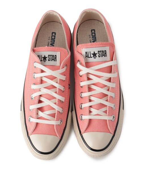 CONVERSE ALL STAR(コンバースオールスター)の「◆【CONVERSE(コンバース)】オールスター US カラーデニム OX(スニーカー・レディース・ダークブラウン/ベビーピンク・55/45/35)」の10枚目の写真