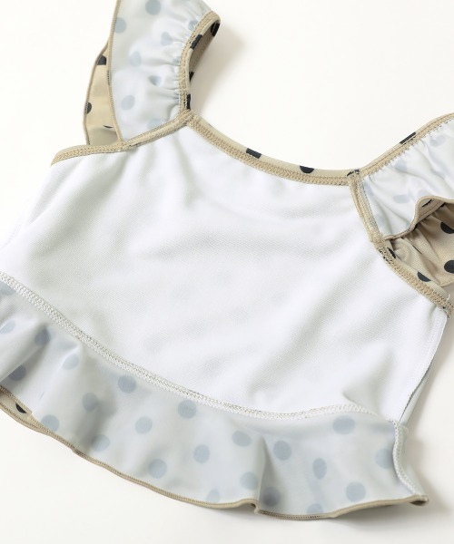 devirock(デビロック)の「巻きスカート風フリルセパレート水着(水着・キッズ・ブラック/グレー系その他/オレンジ系その他/ブラック系その他・100cm/110cm/130cm/140cm/150cm/160cm/120cm)」の10枚目の写真