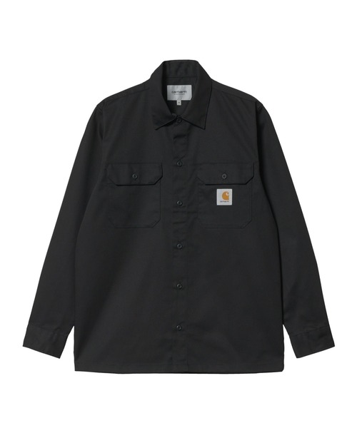 Carhartt WIP(カーハートダブリューアイピー)の「Carhartt WIP/カーハートダブリューアイピー MASTER SHIRT シャツ/長袖 レギュラーフィット シェル I027579(シャツ/ブラウス・メンズ・ホワイト/ブルー/ブラック・M/L/XL)」の2枚目の写真