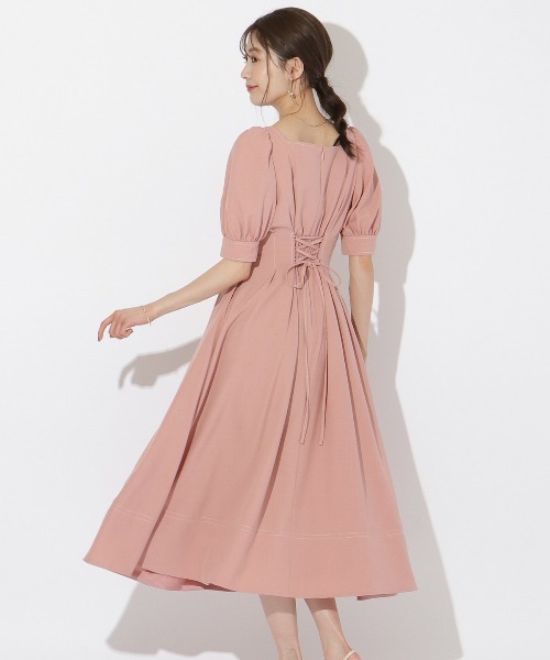 AND COUTURE（アンドクチュール）の「ウエストタック配色ステッチ 