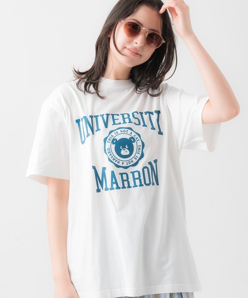 This is not a cat.(ディスイズノットアキャット)の「This is not a cat. / ディスイズ ノット ア キャット Tシャツ ロゴ ロゴT UNIVERSITY TEE MDI(Tシャツ/カットソー・レディース・その他1/その他2/その他3/その他4・FREE)」の3枚目の写真