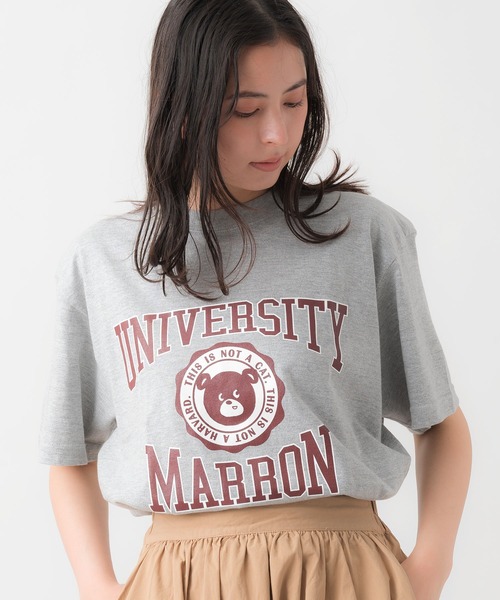 This is not a cat.(ディスイズノットアキャット)の「This is not a cat. / ディスイズ ノット ア キャット Tシャツ ロゴ ロゴT UNIVERSITY TEE MDI(Tシャツ/カットソー・レディース・その他1/その他2/その他3/その他4・FREE)」の4枚目の写真