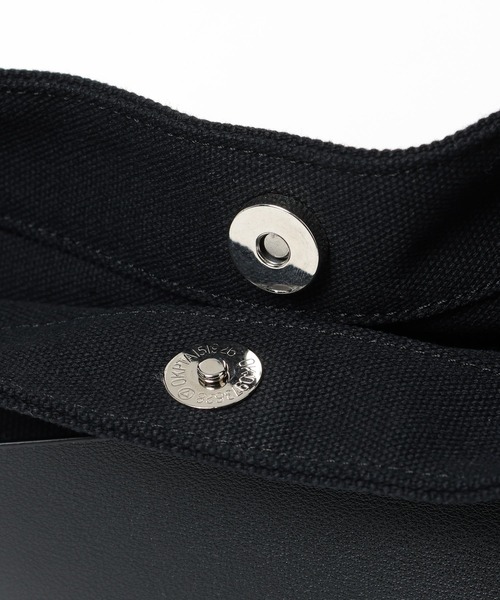 LAKOLE（ラコレ）の「フロントポケットキャンバスBAG / 199294（ショルダーバッグ・メンズ・ナチュラル/ブラック/チャコールグレー・FREE）」の13枚目の写真