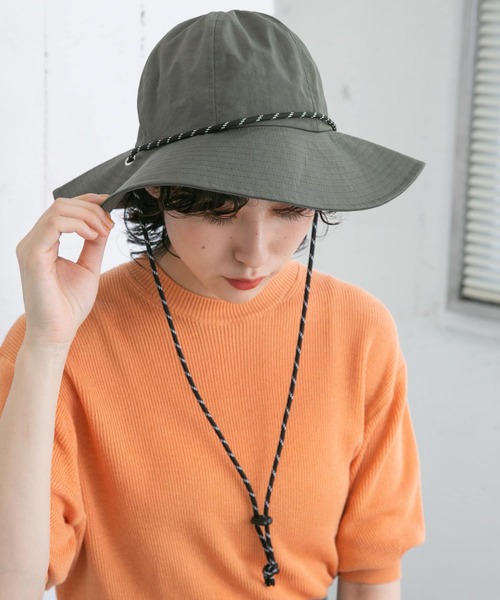 KBF（ケイビーエフ）の「ドロストナイロンHAT（ハット・レディース・ブラック/チャコールグレー・ONE）」の21枚目の写真