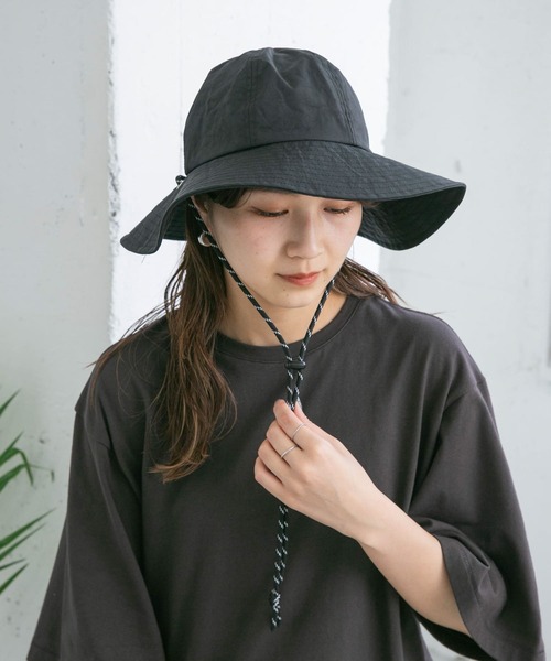 KBF（ケイビーエフ）の「ドロストナイロンHAT（ハット・レディース・ブラック/チャコールグレー・ONE）」の22枚目の写真