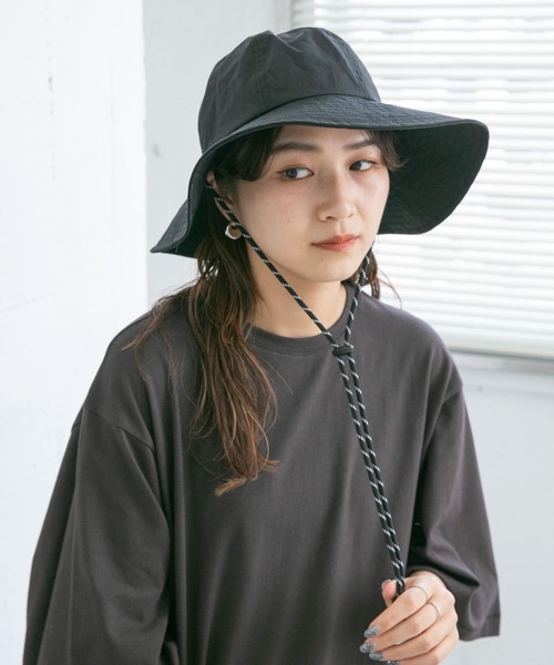 KBF（ケイビーエフ）の「ドロストナイロンHAT（ハット・レディース・ブラック/チャコールグレー・ONE）」の19枚目の写真