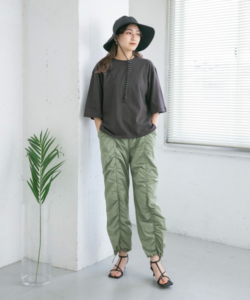 KBF（ケイビーエフ）の「ドロストナイロンHAT（ハット・レディース・ブラック/チャコールグレー・ONE）」の7枚目の写真