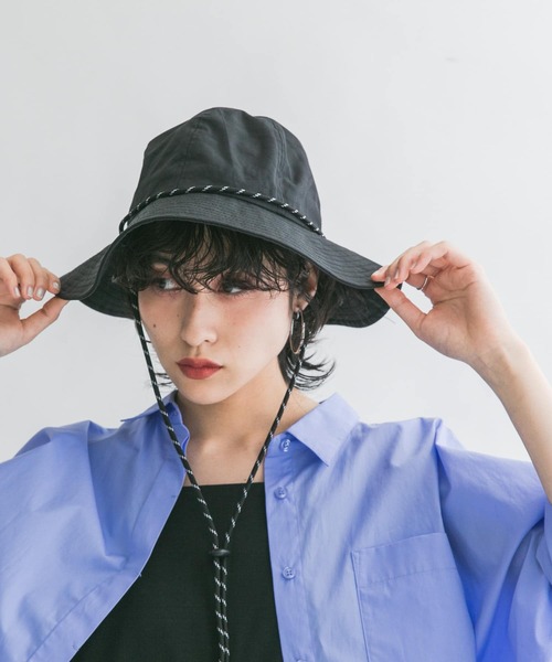 KBF（ケイビーエフ）の「ドロストナイロンHAT（ハット・レディース・ブラック/チャコールグレー・ONE）」の16枚目の写真